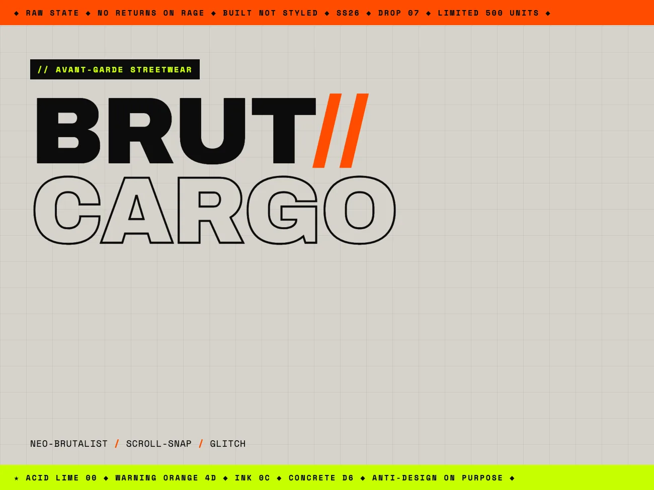 BRUT//CARGO